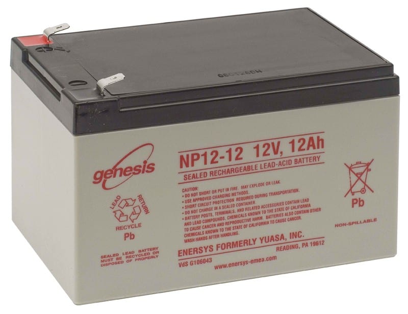 ENERSYS - suljettu agm akku 12V 12Ah - GENESIS NP12-12