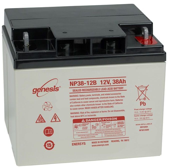 ENERSYS - suljettu agm akku 12V 38Ah - GENESIS NP38-12R