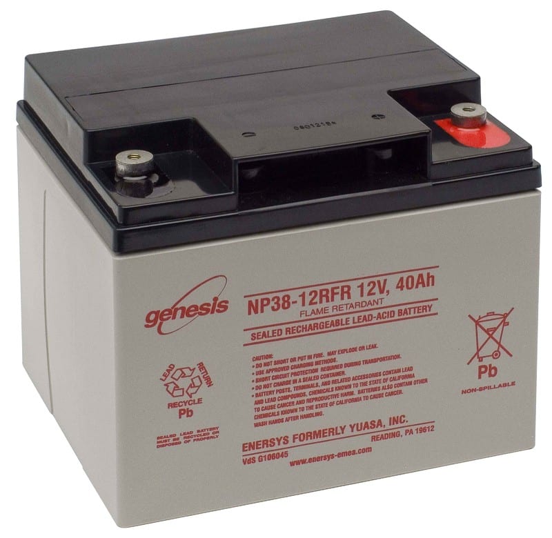 ENERSYS - suljettu agm akku 12V 38Ah FR - GENESIS NP38-12RFR
