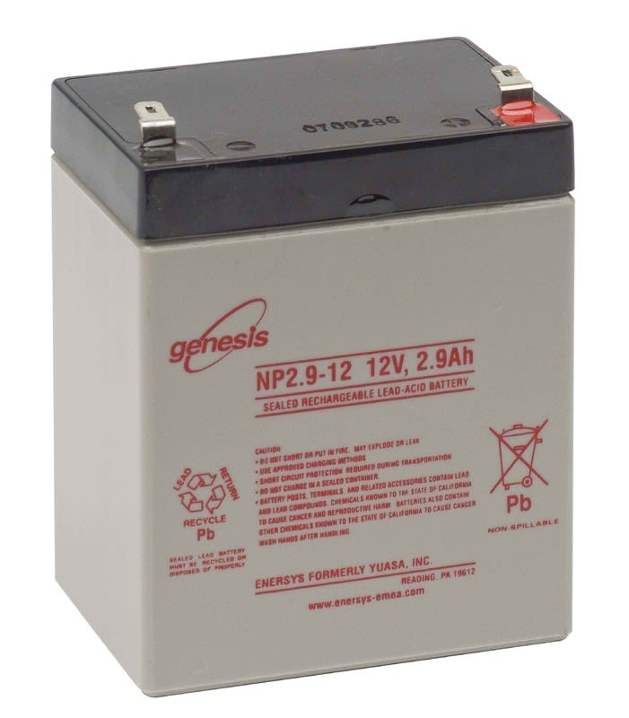 ENERSYS - suljettu agm akku 12V 2.9Ah - GENESIS NP2.9-12