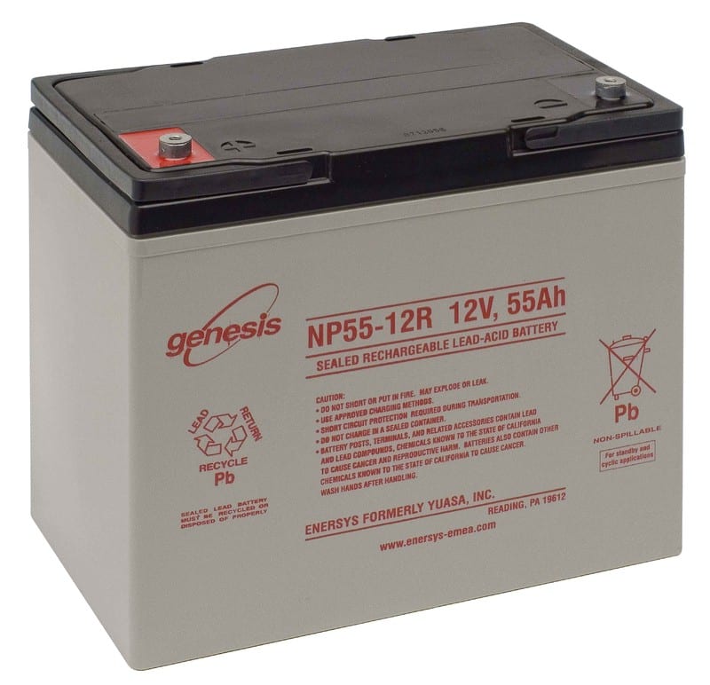 ENERSYS - suljettu agm akku 12V 55Ah - GENESIS NP55-12
