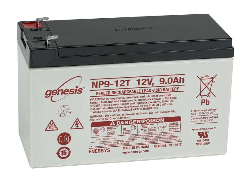 ENERSYS - Akku lyijy suljettu - Suljettu AGM akku 12V 9Ah