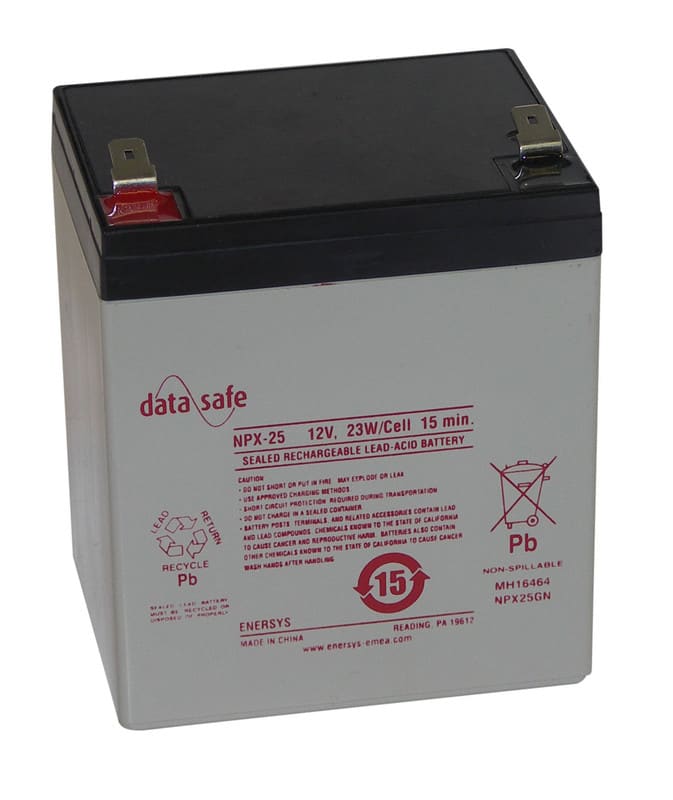 ENERSYS - suljettu agm akku 12V 4,5Ah - DATASAFE NPX25