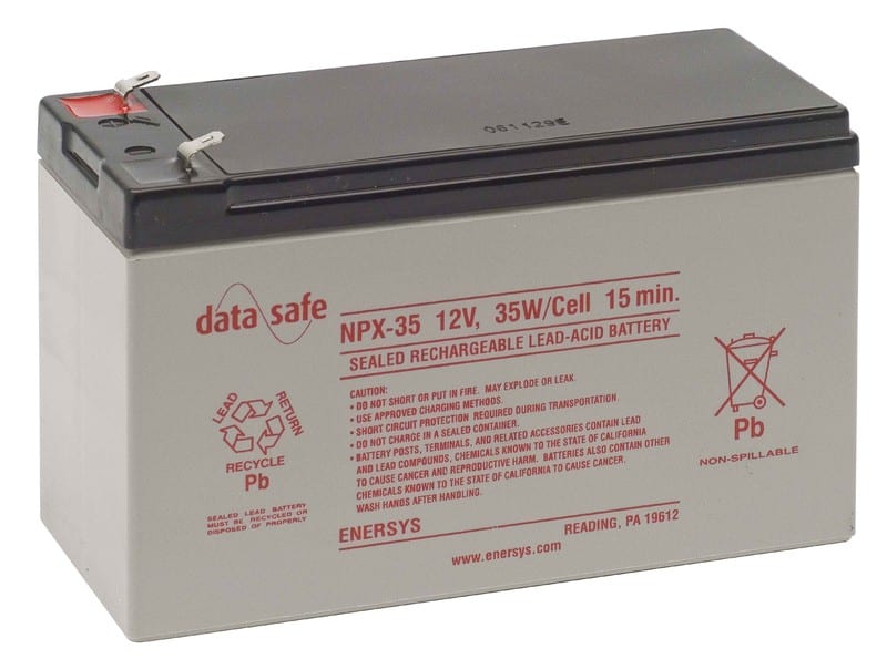 ENERSYS - suljettu agm akku 12V 8,5Ah - DATASAFE NPX35
