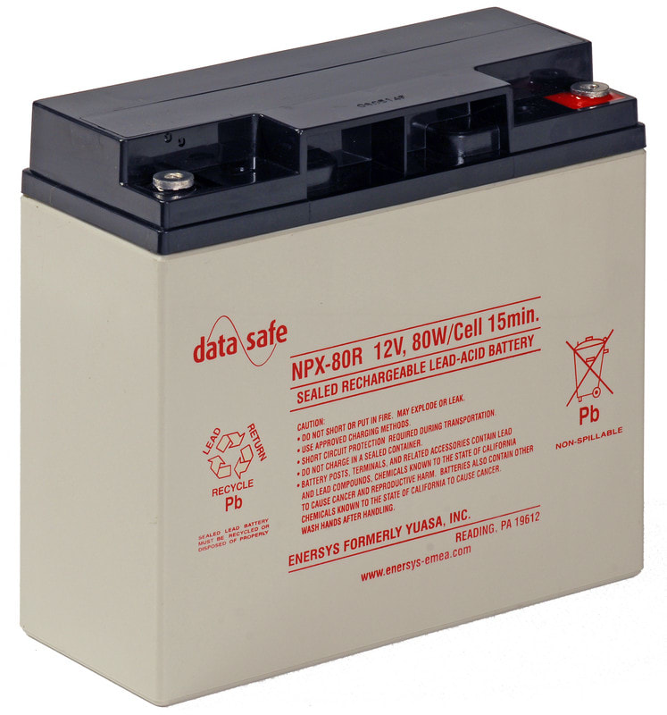 ENERSYS - suljettu agm akku 12V 20Ah - DATASAFE NPX80