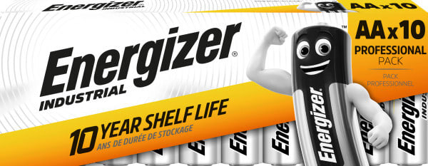ENERGIZER - Paristo alkali Industrial - Industrial 1.5V AA DP10