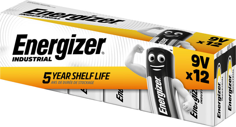 ENERGIZER - Paristo alkali Industrial - Industrial 9V/6LR61 DP12