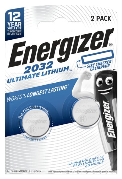 ENERGIZER - Paristo nappi Special battery - ENR CR2032 UltimateLithium BP2