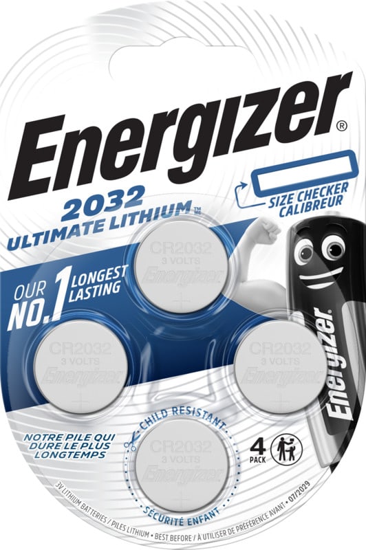 ENERGIZER - Paristo nappi Special battery - ENR CR2032 UltimateLithium BP4