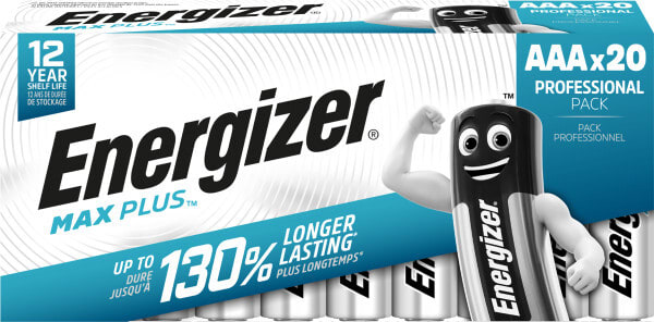 ENERGIZER - Paristo alkali Max Plus - Max Plus AAA/E92 DP20