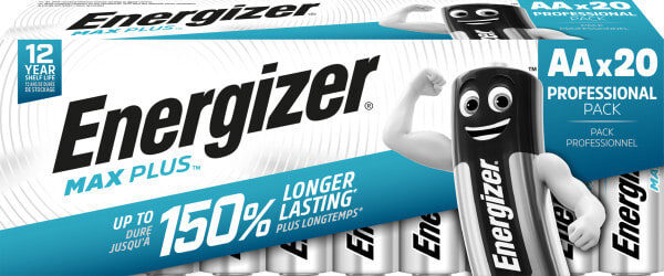 ENERGIZER - Paristo alkali Max Plus - Max Plus AA/E91 DP20