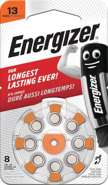 ENERGIZER - Paristo kuulokoje - Zinc Air koko 13 TL8