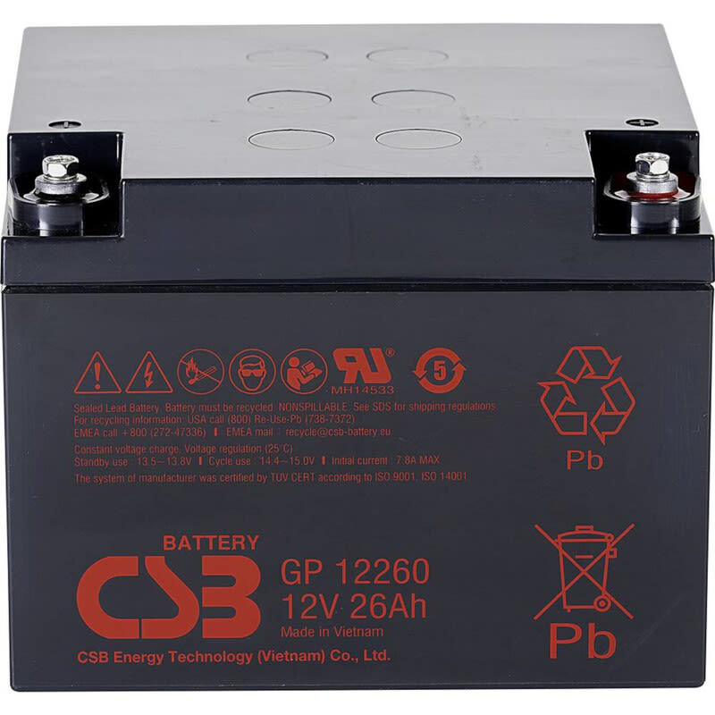 SCHNEIDER ELECTRIC - Akku lyijy suljettu - 12V 24AH, SULJETTU LYIJYAKKU