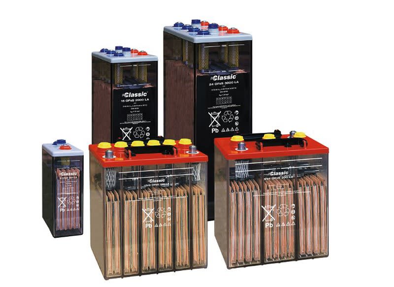 EXIDE - Avoin putkilevyakku 6V 203Ah - Classic 6V 4 OPzS 200 LA F-M8