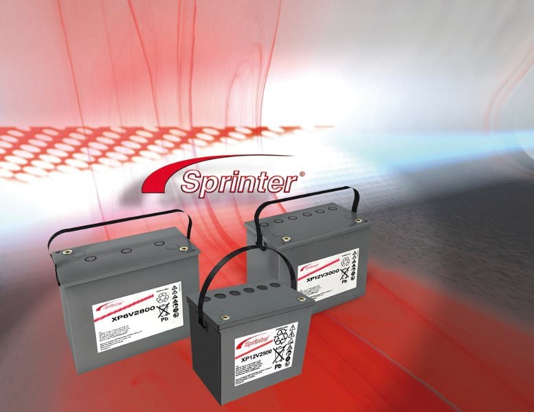 EXIDE - Suljettu agm-akku SP6V 122Ah - Sprinter P6V1700 M-M8