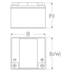 EXIDE - Akku lyijy suljettu - Powerfit S112L/25 F-M5