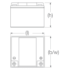 EXIDE - Akku lyijy suljettu - Powerfit S112L/25 F-M5