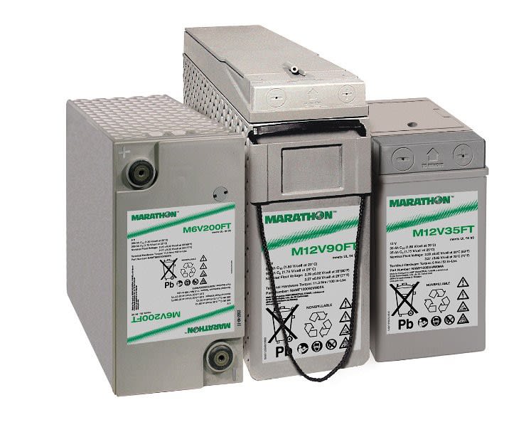 EXIDE - Suljettu agm-akku FT12V 121Ah - Marathon M12V125FT F-M6
