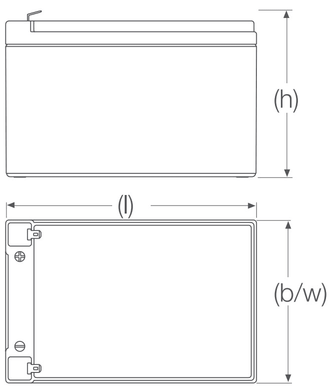 EXIDE - Akku lyijy suljettu - Powerfit S312/12 SR