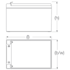 EXIDE - Akku lyijy suljettu - Powerfit S312/12 SR