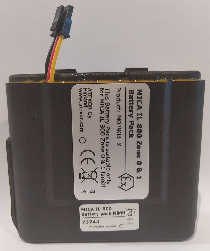 MICA - Akku ATEX - MICA IL-800 NiMH-akku ATEX