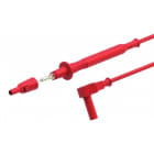 PJP ELECTRO - Mittajohto yleismitt. 1m - Kärki 4mm silikoni punainen