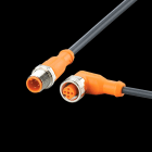 IFM - Välikaapeli,su/ku,M12,4-n,0,3m - EVC015