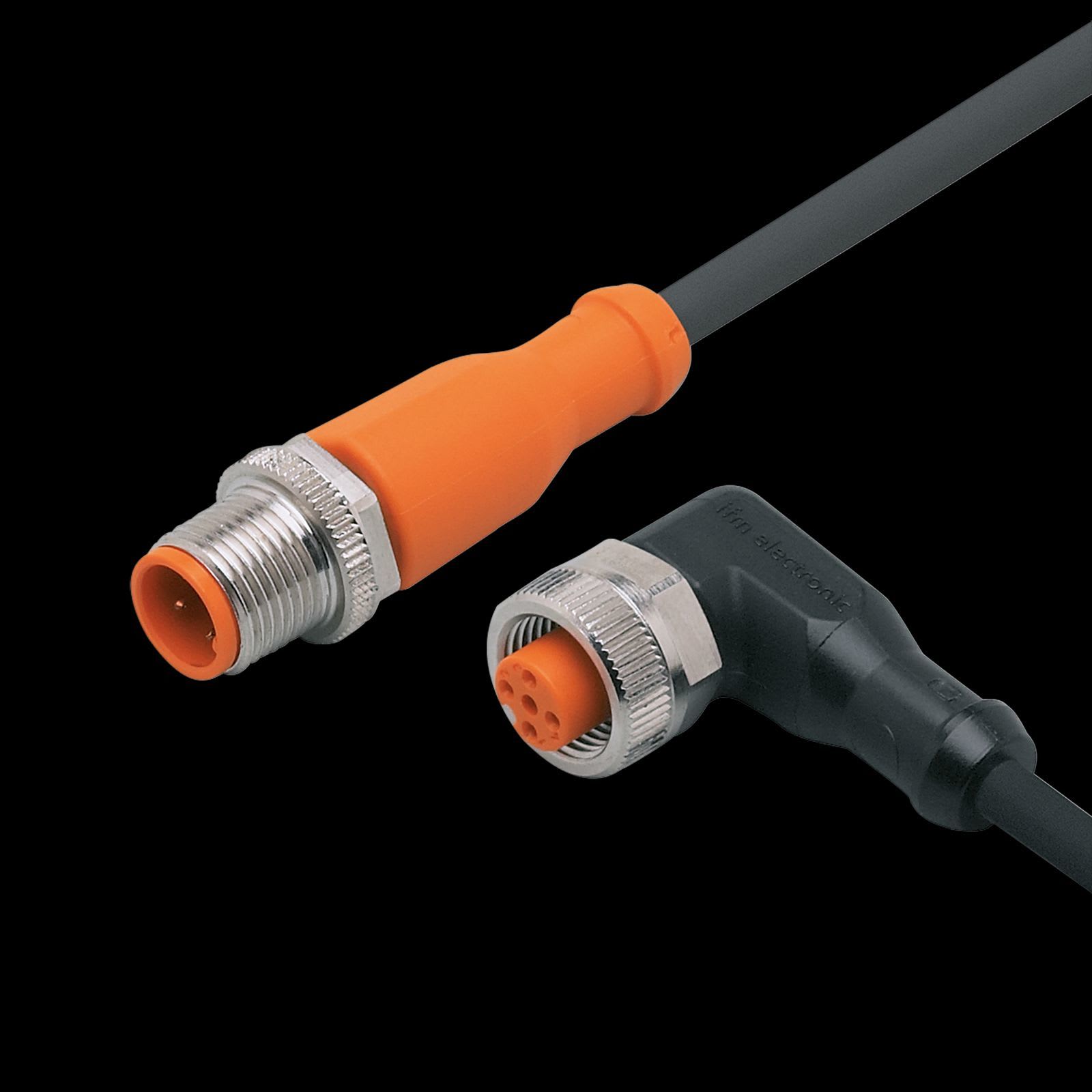 IFM - Välikaapeli,su/ku,M12,4-n,0,3m - EVC020