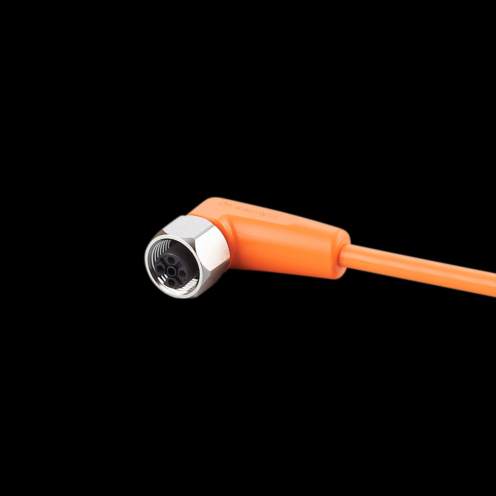 IFM - Pistokeliit,kulm,M12,4n,25m,Ku - EVT006