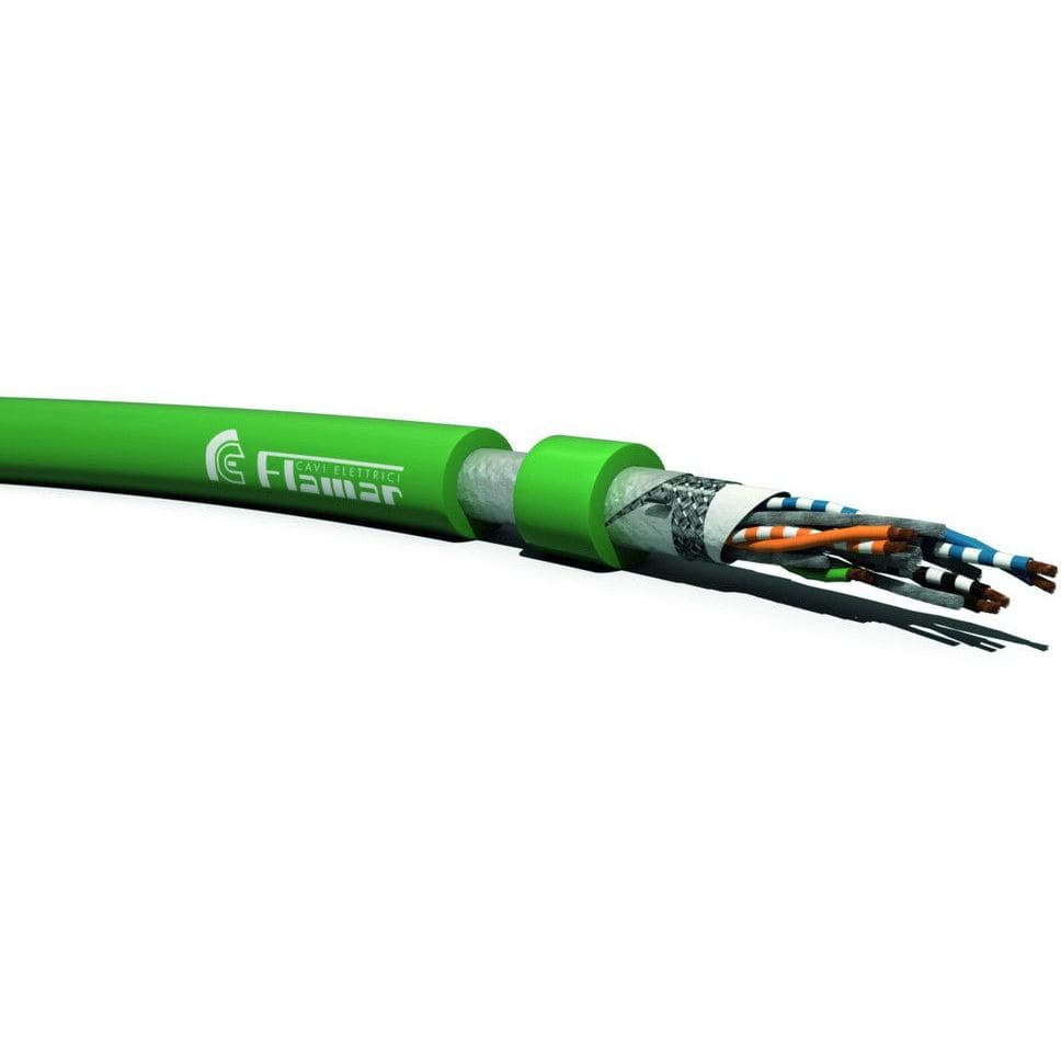 OEM - Ethernet-kaapeli, taipuisa - S-FTP PUR 4x2x24AWG CAT5e vi