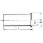 WEIDMÜLLER - pääteholkki 1000kpl/pak - 0542500000 0.75 eristämätön