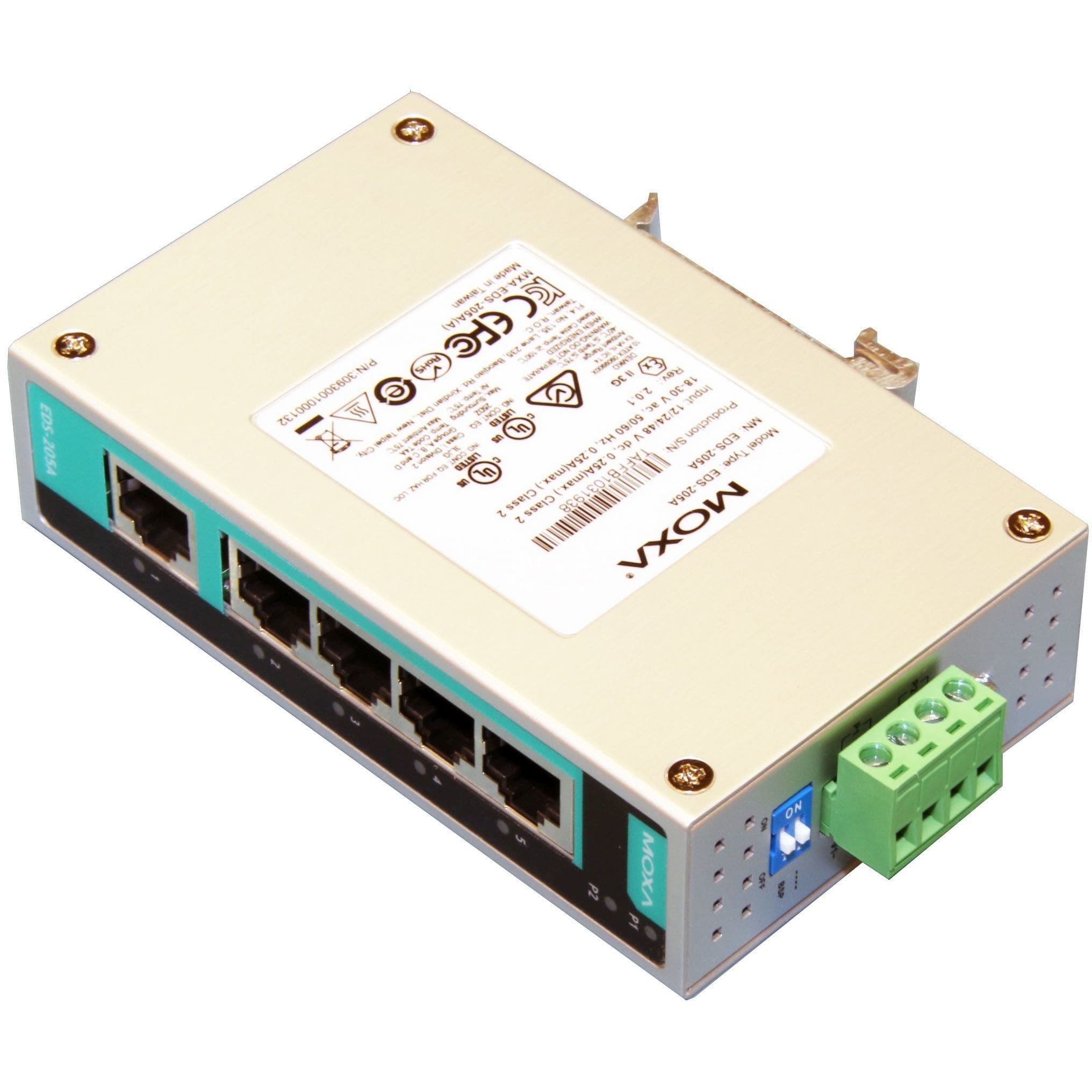 Aurdel Finland Oy - Ethernetkytkin 5 x RJ45-portti - MOXA EDS-205A