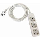 TRADEFORCE - Jatkojohto 3300002 - H05VV-F, 3G1.5, 3m 3xschuko