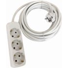 TRADEFORCE - Jatkojohto 3300003 - H05VV-F, 3G1.5, 5m 3xschuko