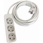 TRADEFORCE - Jatkojohto 3300003 - H05VV-F, 3G1.5, 5m 3xschuko
