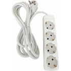 TRADEFORCE - Jatkojohto 3300004 - H05VV-F, 3G1.5, 3m 4xschuko