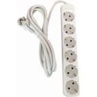 TRADEFORCE - Jatkojohto 3300006 - H05VV-F, 3G1.5, 3m 6xschuko