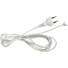 TRADEFORCE - Liitäntäjohto 15760005 - H03VVH2-F, 2X0.75, 3m valk.