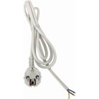 TRADEFORCE - Liitäntäjohto 15760007 - H05VV-F, 3G0.75, 1,6m valk.