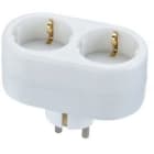 TRADEFORCE - Haaroitin 13270002 - ODL-EBX-8A,schuko,IP20 2xschuko