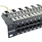 EXCEL NETWORKING - Paneeli-kupari - 50P RJ45 1U 3PR 19 MU