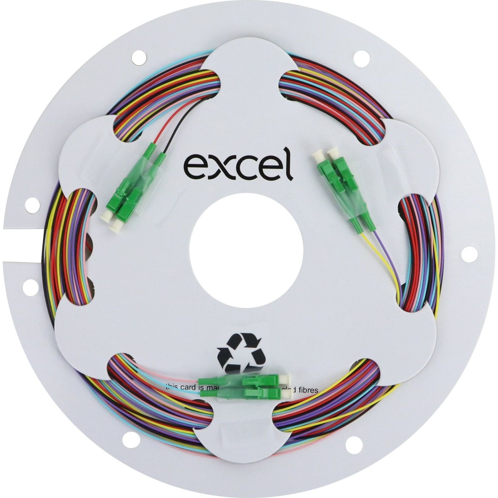 EXCEL NETWORKING - Häntäkuitu - Häntäkuitusarja SM 12xLC APC 2m