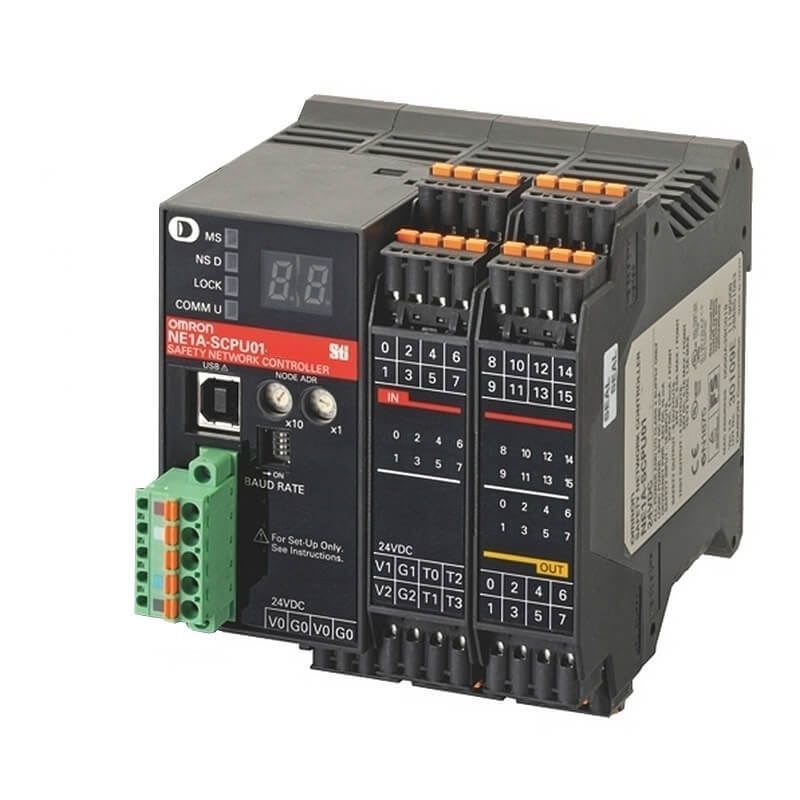 OMRON - Turvaväyläohjain 16IN/8 OUT/8 - NE1A-SCPU01-V1 VER2.0