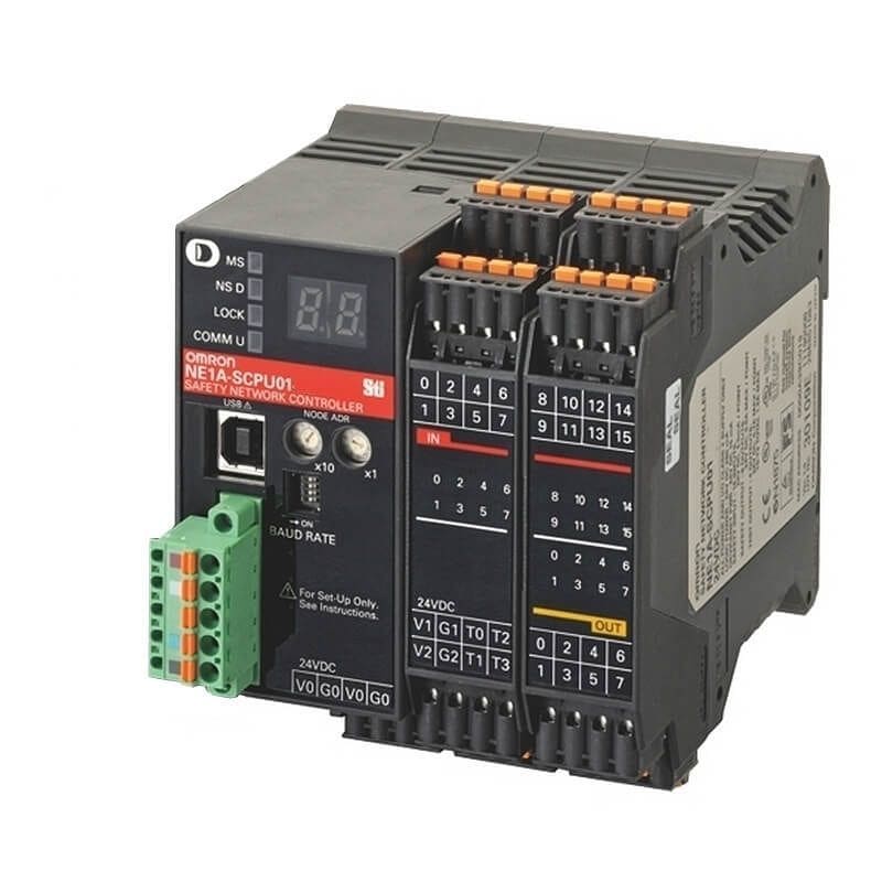OMRON - Turvaväyläohjain 16IN/8 OUT/8 - NE1A-SCPU01-V1 VER2.0