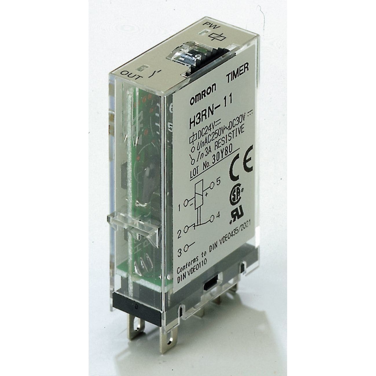 OMRON - Aikarele 0.1s-10min,1a/s,24VDC - H3RN-1 24DC