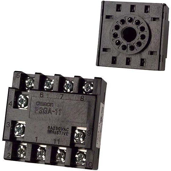 OMRON - Paneeliasenkanta,Aikarele,11-N - P3GA-11+