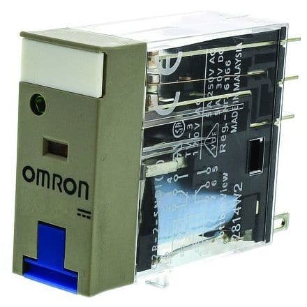 OMRON - Välirele 5A,2VA,LED,test,12DC - G2R-2-SNI 12DC(S)