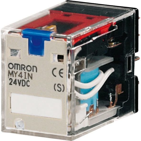 OMRON - Teollisuusrele,2vaiht,LED,test - MY2IN 24DC (S)