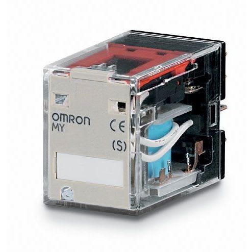 OMRON - Teollisuusrele,4vaihtokos,24DC - MY4 24DC (S)