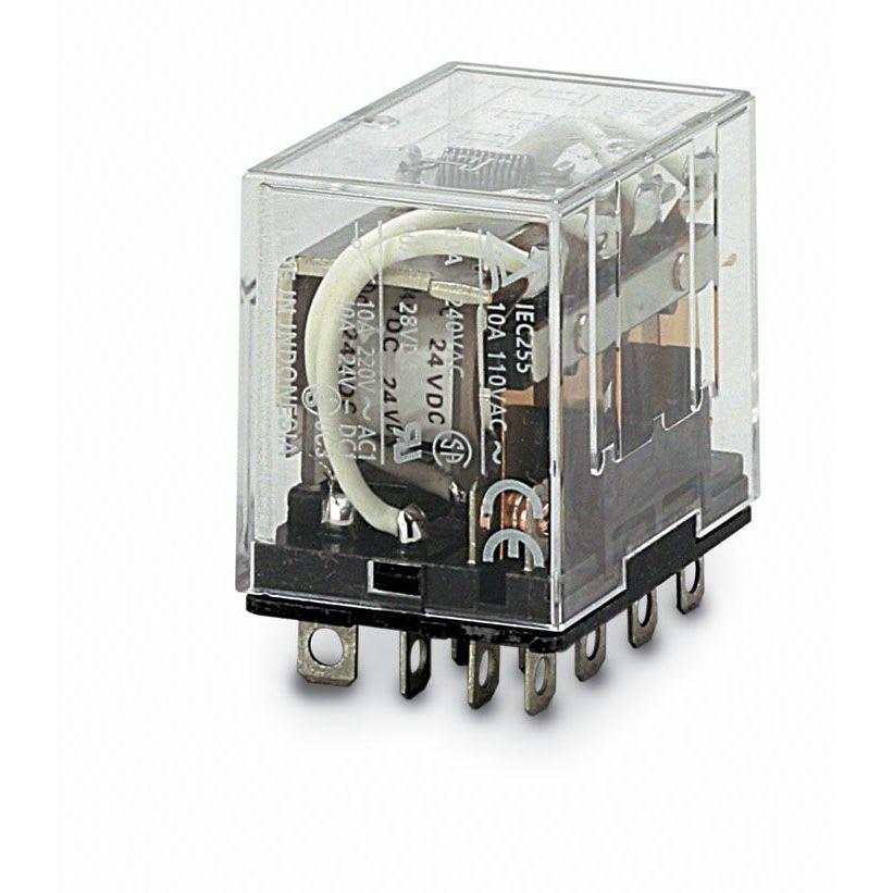 OMRON - Teollisuusrele 10A/230V,4vaiht - LY4 24DC
